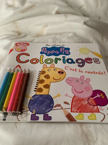Peppa PiG coloriage, c’est la rentrée