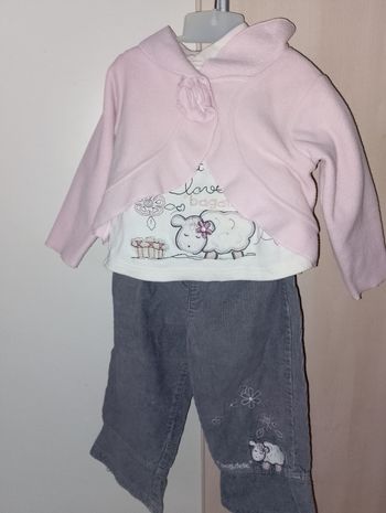 Ensemble 3 pièces 2 ans 23 mois