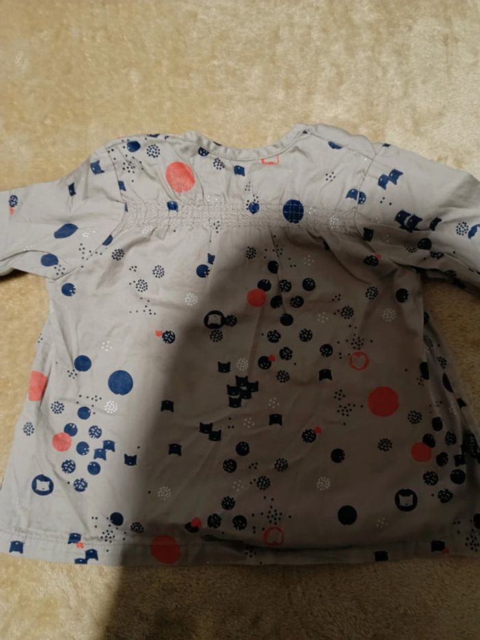 Chemise manches longues chats 🐱 18 mois - photo numéro 3
