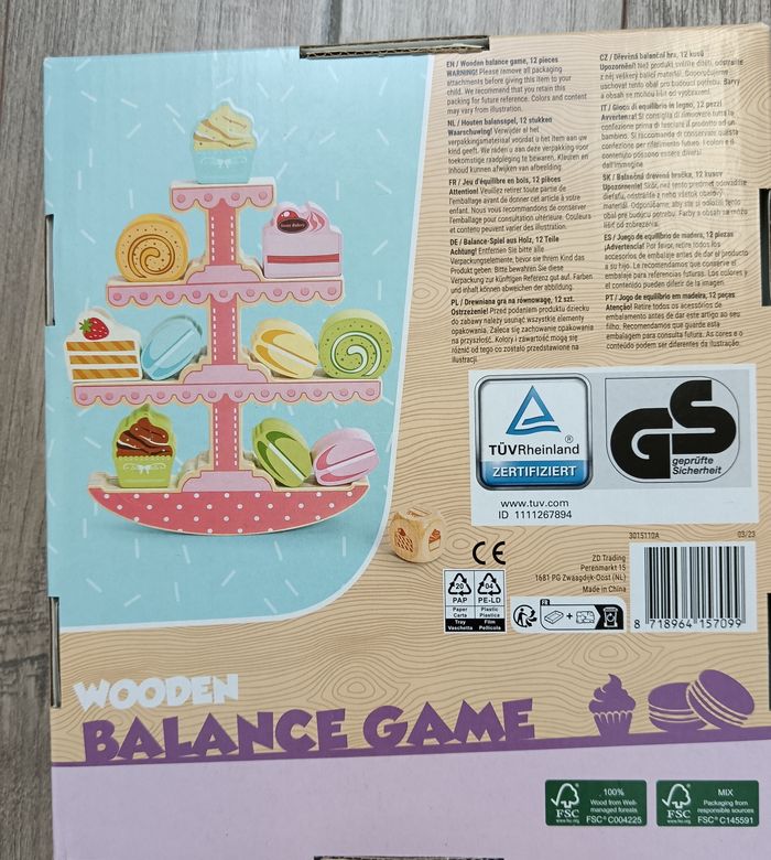 Jeux d'équilibre en bois - photo numéro 2