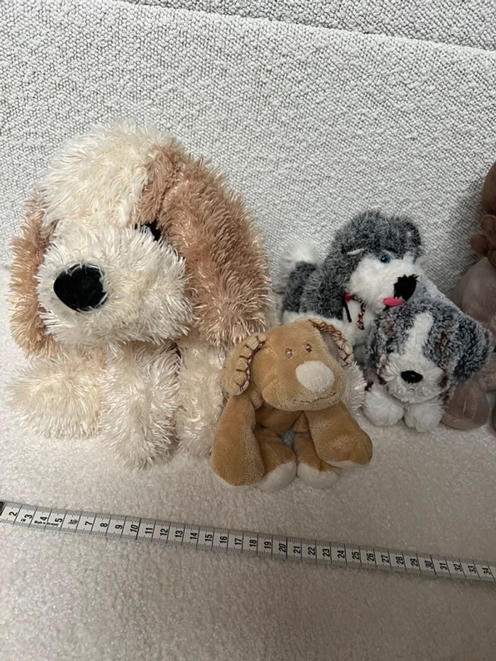 Lot de 5 peluches chiens - photo numéro 5