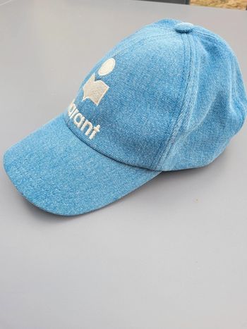 Casquette Isabel marant jean bleu femme