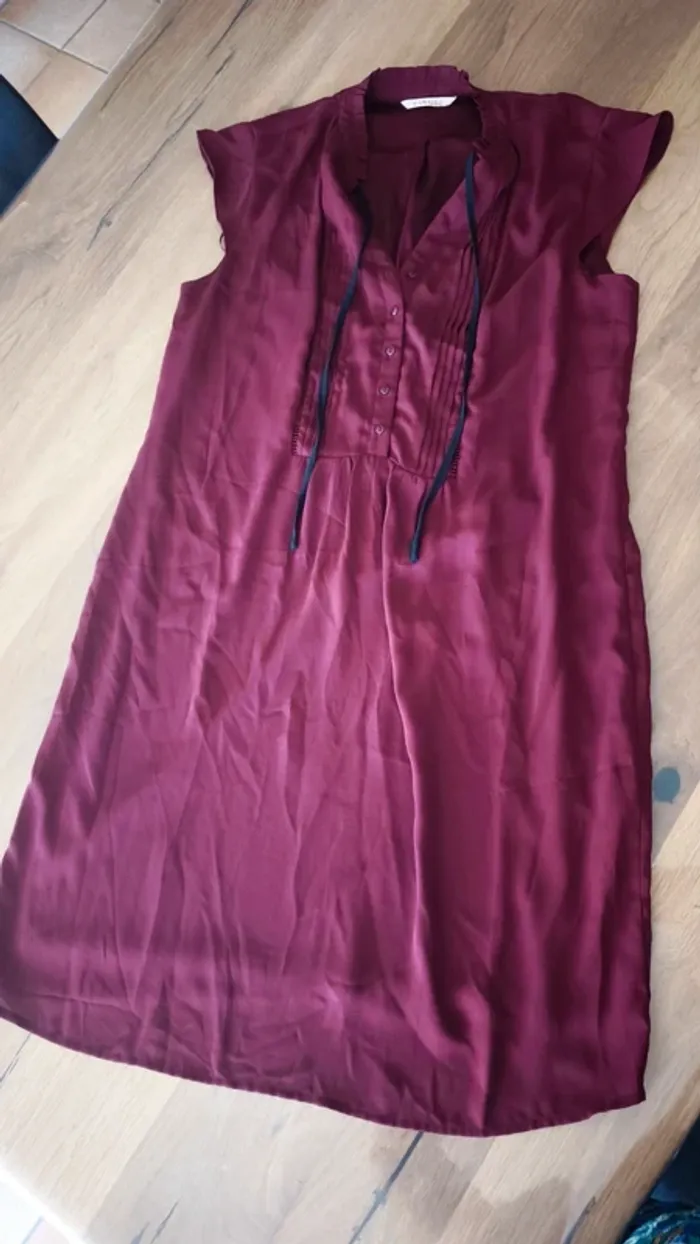 Robe camaïeu prune