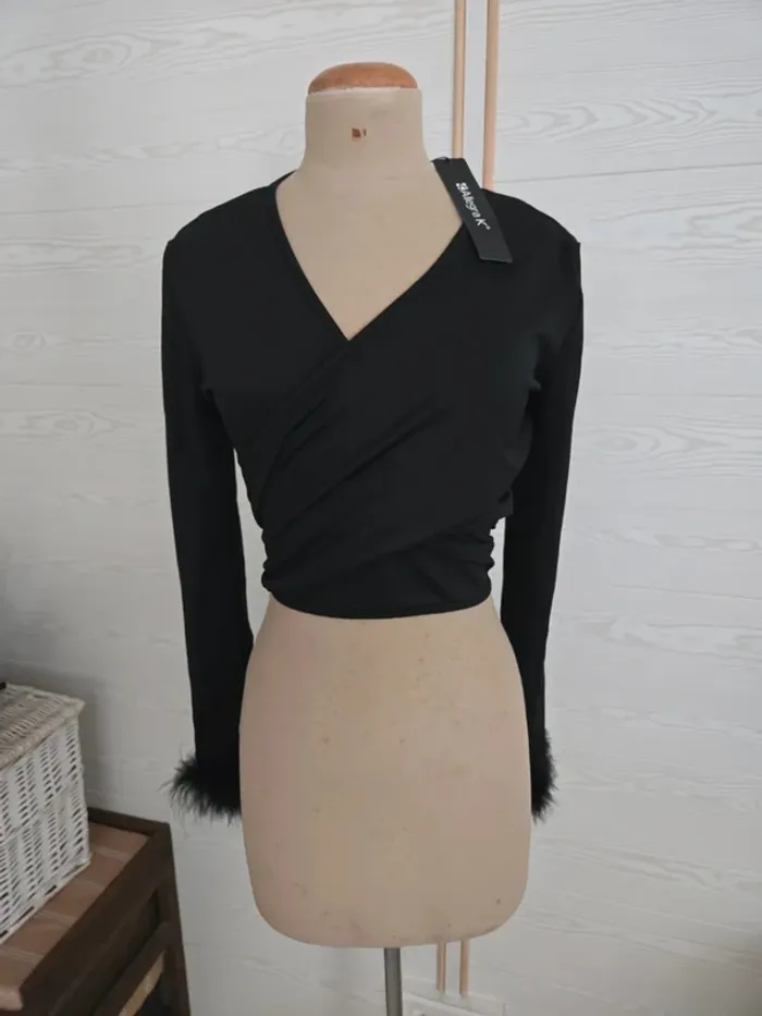 Cache cœur femme taille s neuf