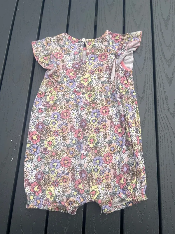 Combi short bébé fille - photo numéro 2