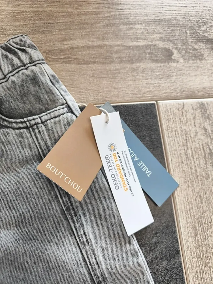 Pantalon jean souple coupe large garçon 12 mois bout'chou - photo numéro 6