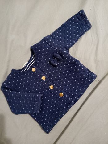 Gilet "marine" _ 3 mois 