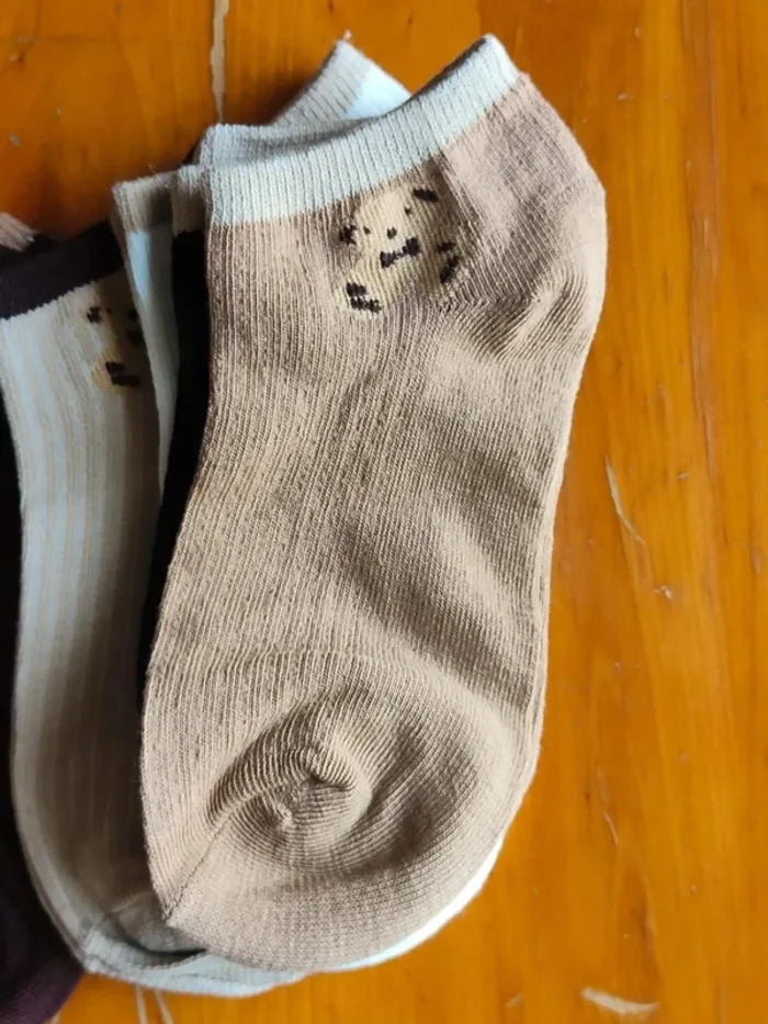 Chaussettes, 5 paires de socquettes, oursons - photo numéro 6