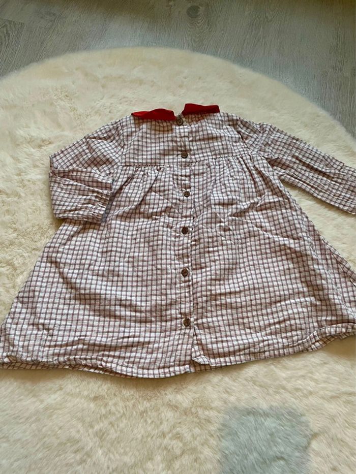 Robe à carreaux bouchara 18 mois - 80 cm - photo numéro 3