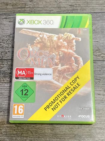 Of Orcs and Men Jeu Xbox 360 Version Promo UK Microsoft
