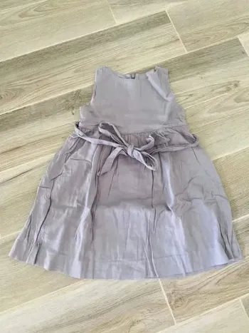 jolie robe verbaudet marron taupe 4 ans 102cm