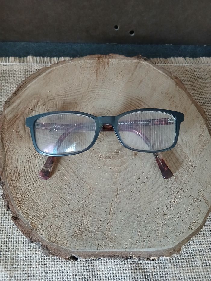 Lunettes gris nacre 1796 violet doré