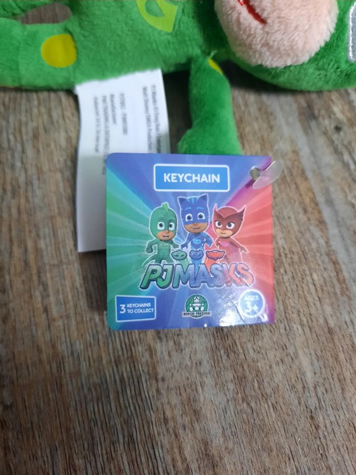 Porte-clé peluche verte - Pjmasks - photo numéro 2