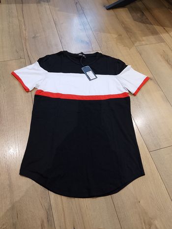 T-shirt manches courtes noir pour homme L New Mentality