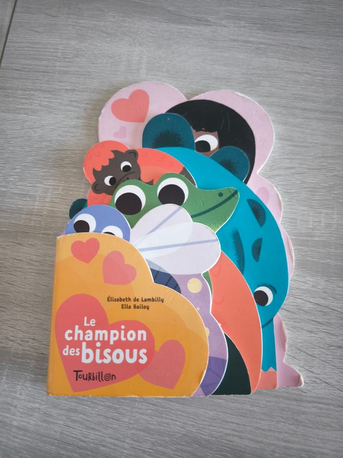 Livre le champion des bisous