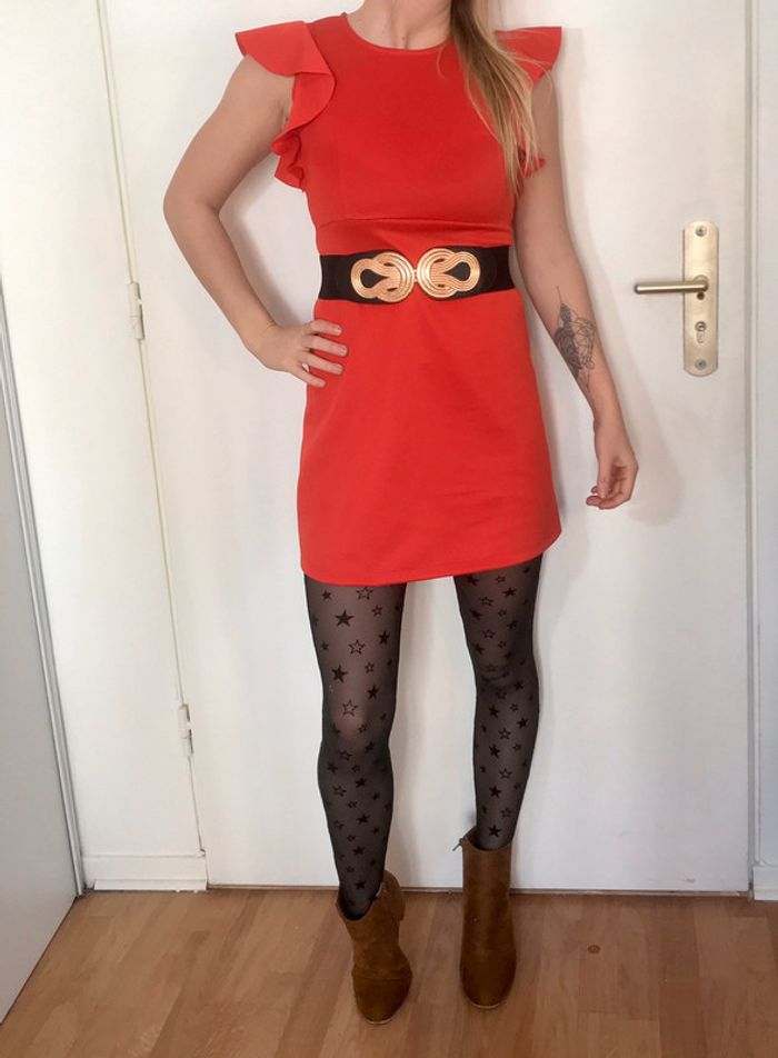 Robe rouge chic