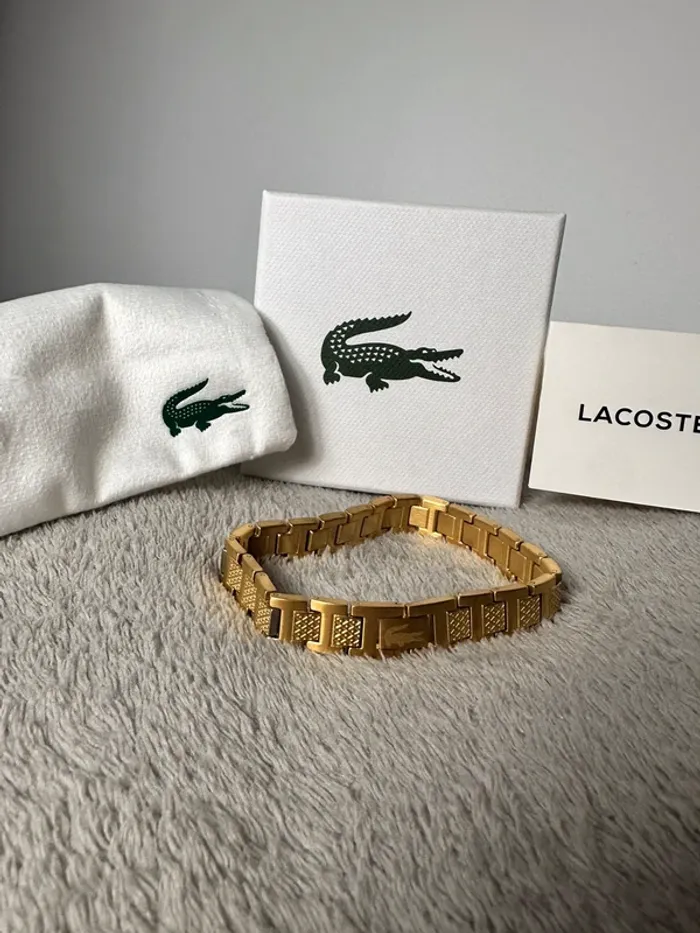 Bracelet Lacoste métropole or