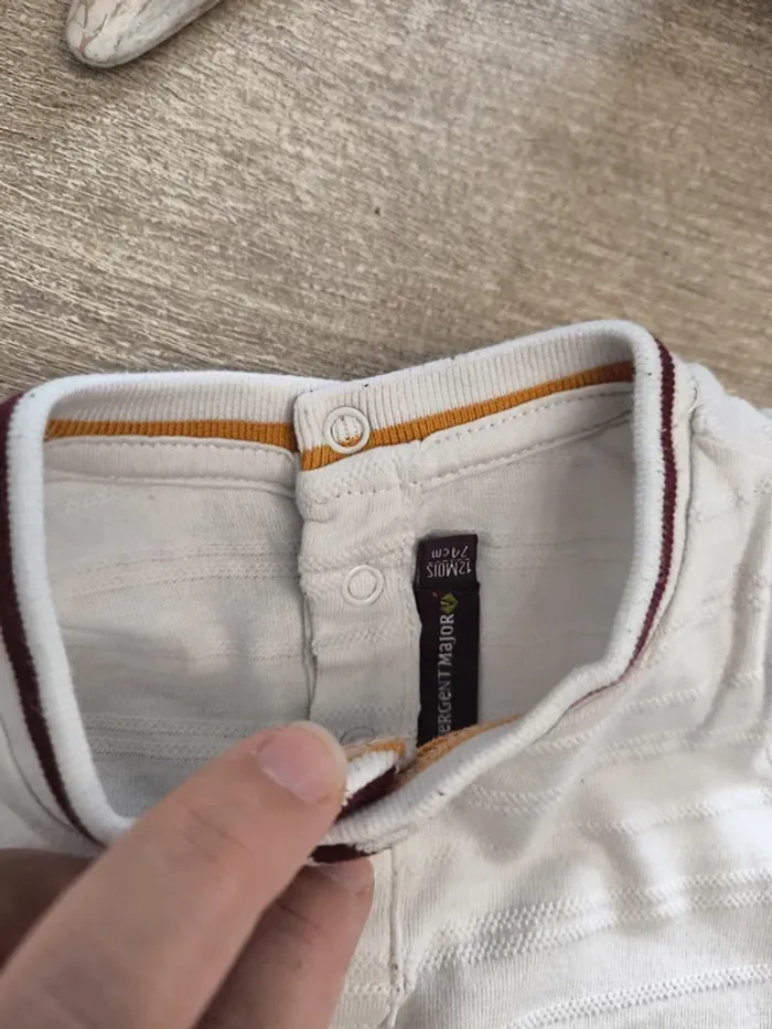 Ensemble 2 pièces garçon 12 mois sergent major - photo numéro 13