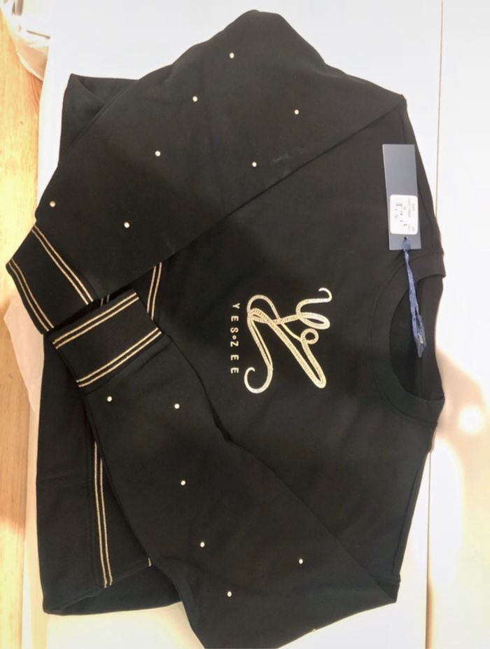 Pull noir pour femme taille L - photo numéro 3