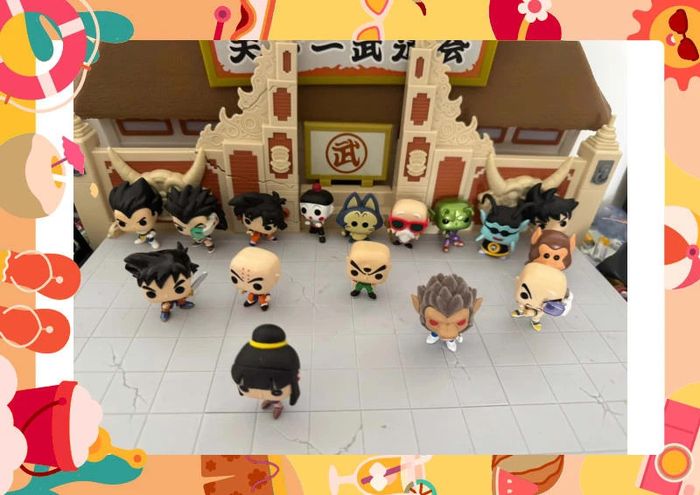 Lot 16 mini funko pops dragon ball z - photo numéro 2