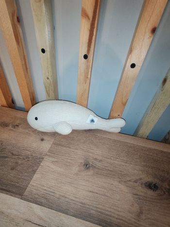 Baleine lainage beige petit bateau