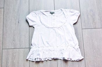 Maillot manche courte blanc. 4 ans fille. Marque In Extenso