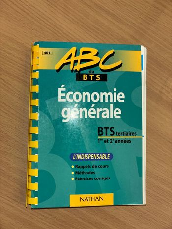 Livre économie générale Nathan