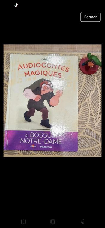 Livre et figurine 30 des audiocontes Magiques altaya audio conte audio compte disney