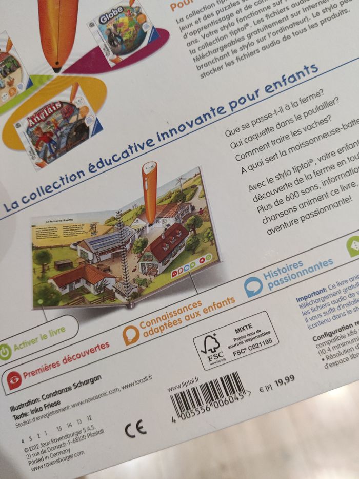 Livre interactif Je découvre la ferme - Tiptoi - Ravensburger - photo numéro 5