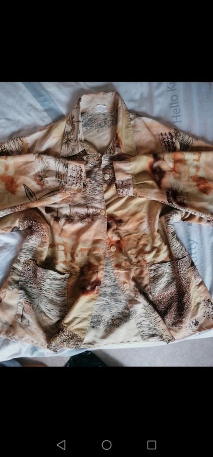 Chemise safari vintage
