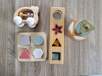 Coffret d'éveil en bois