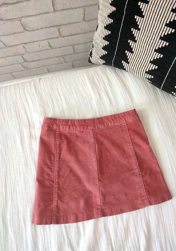 Jupe velours vieux rose taille 5 ans
