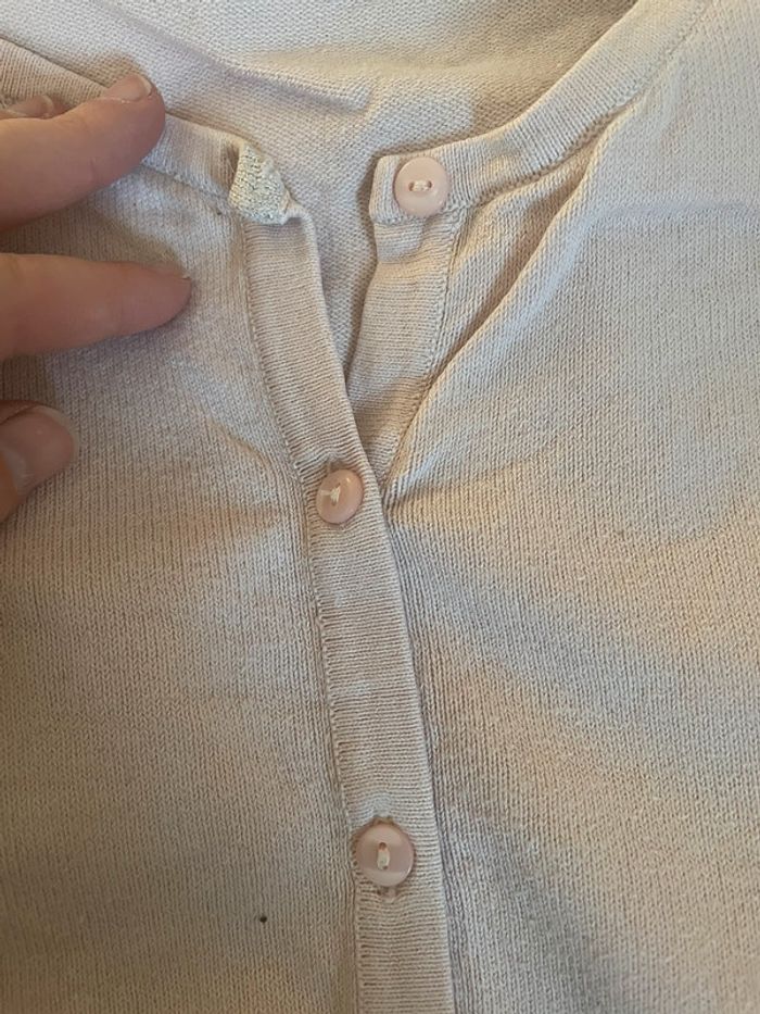 Gilet écru femme kiabi taille XL