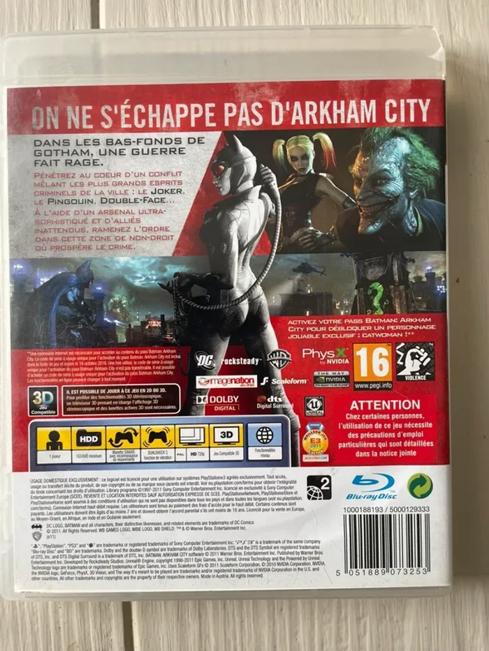 Jeu PlayStation 3 Batman Arkham City - photo numéro 2