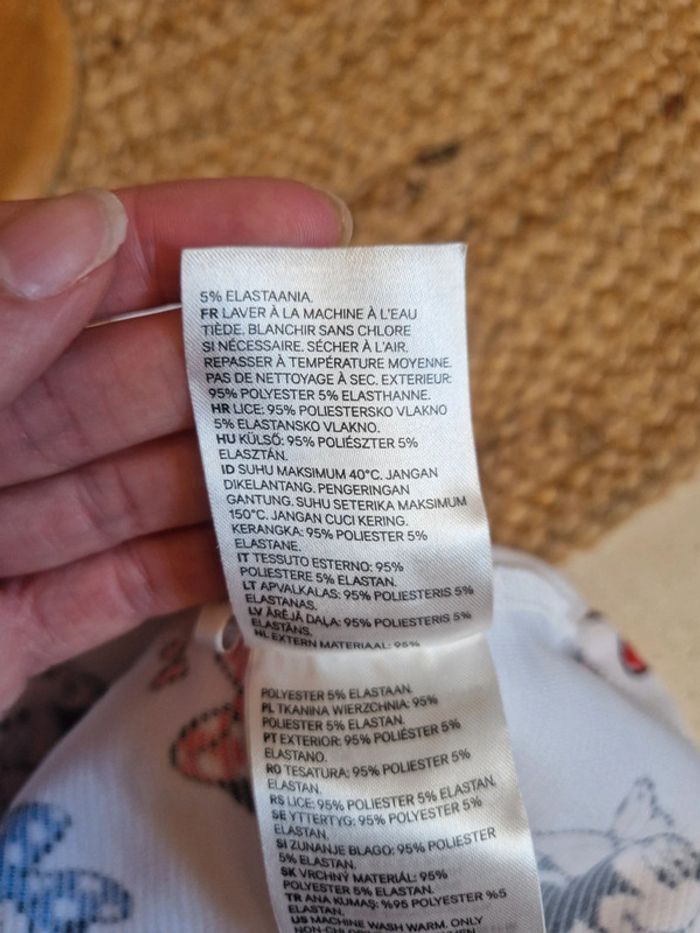 Jolie robe blanche minnie fille h&m 4 ans - photo numéro 6