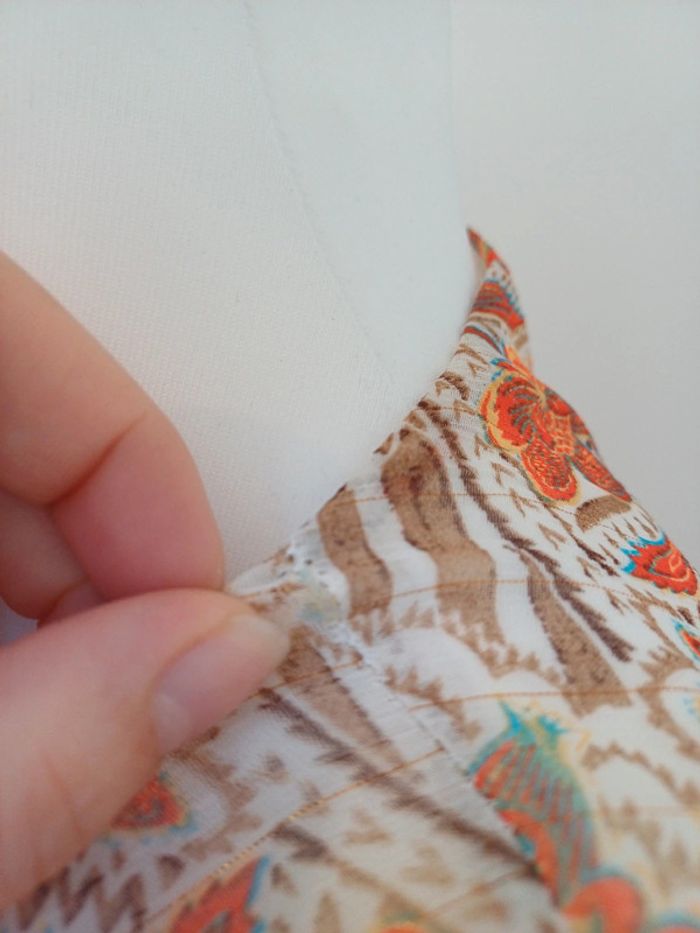 Robe fluide cache-coeur Flamant Rose taille M 38 - photo numéro 3