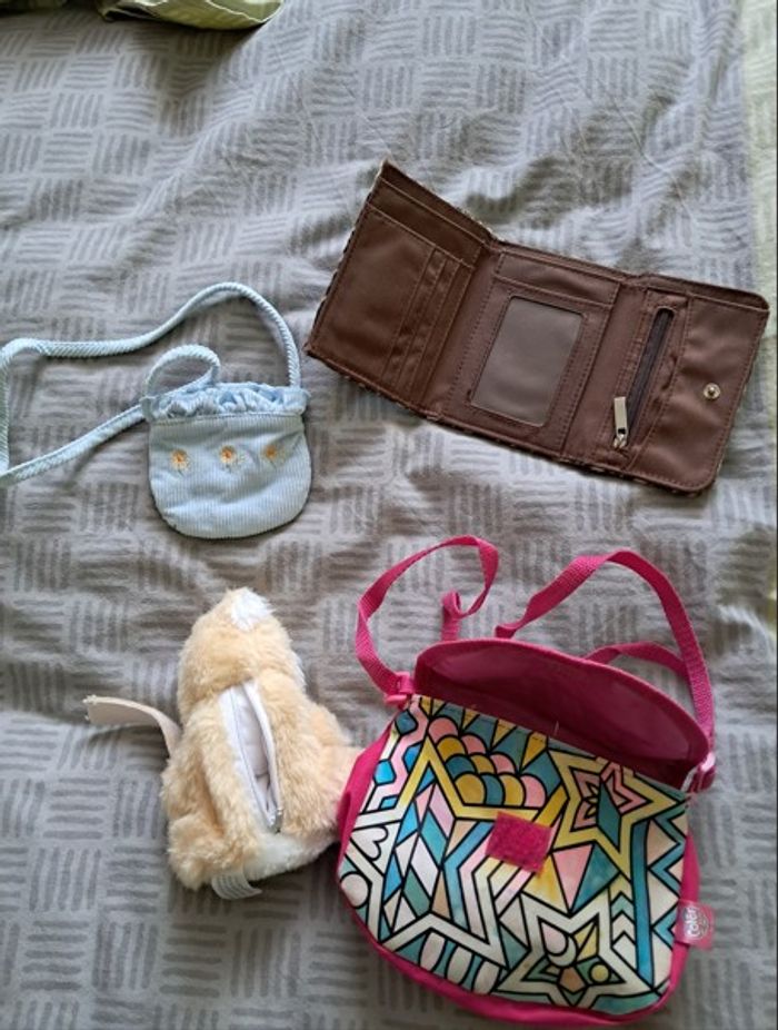 Lot sacs porte monnaie enfants, diverses tailles - photo numéro 2