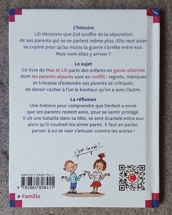 Livre Tome N°131 "Lili veut aider sa copine à réconcilier ses parents" (Dès 6 ans) / Éd. Calligram - photo numéro 2