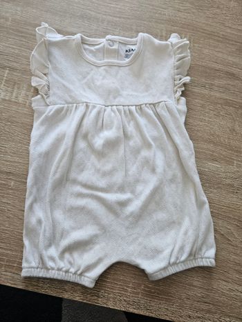 Combishort bébé fille