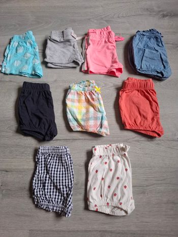 Lot de 9 shorts
