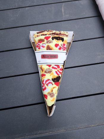 Chaussettes pizza