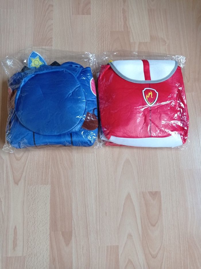 Lot 2 déguisements pat patrouille rouge et bleu 6ans - photo numéro 6