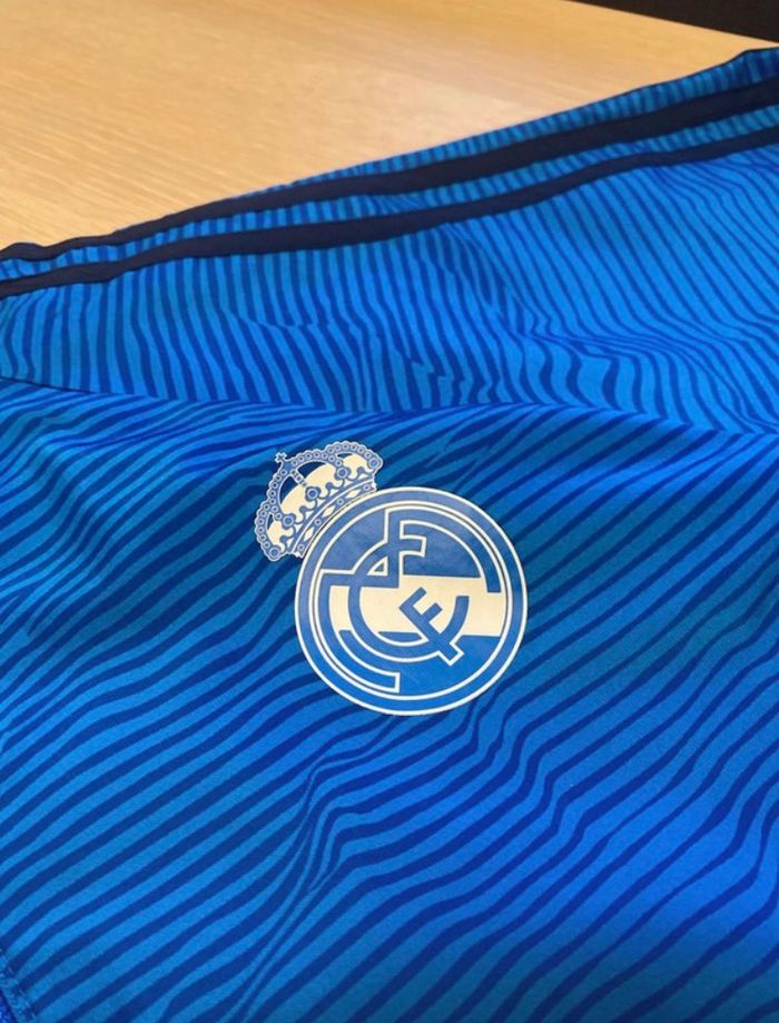 Haut de survêtement de sport foot Adidas Champions League Real Madrid - photo numéro 5