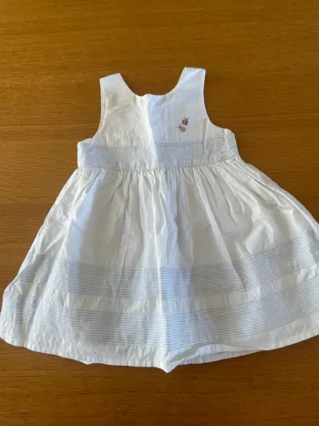 Robe blanche 12 mois sergent major