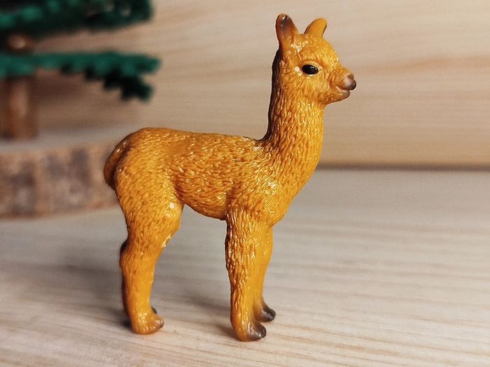 Schleich jeune lama marron Figurine animal d'Amérique du sud - photo numéro 2