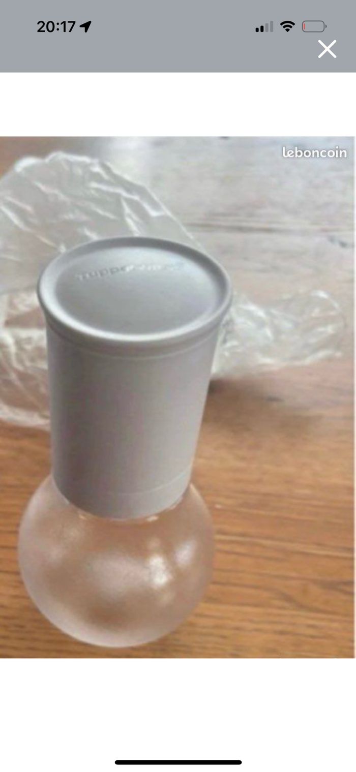 moulin épice sel poivre Tupperware neuf