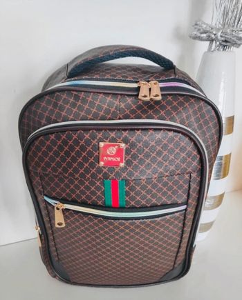 Sac à dos marron unisexe