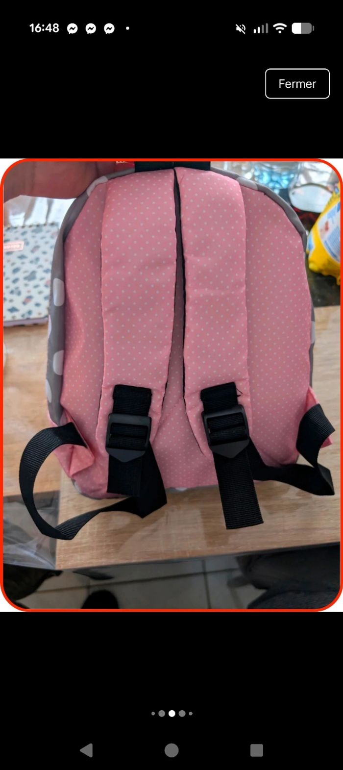 Petit sac à dos Minnie Mouse Disney neuf - photo numéro 5