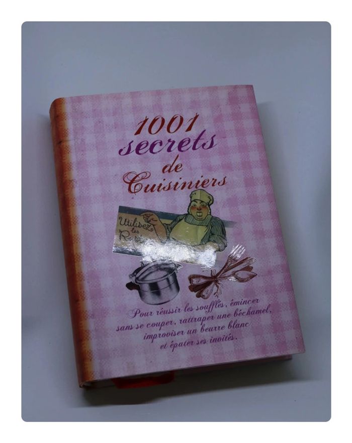 livre 1001 secrets de cuisiniers