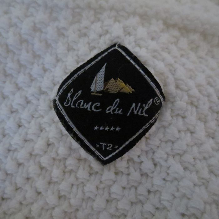 Pull Blanc du Nil – Taille T2 / 38 – 100% Coton - photo numéro 9